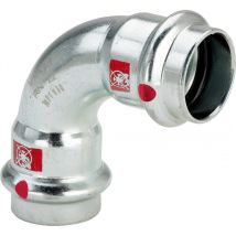 Coude Électrozingué 90° F-f Diamètre 15 À Sertir 558123 - Viega Sarl - Bricoman
