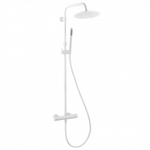 Luisa Ii Colonne De Douche Thermostatique Blanche - Bricoman