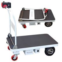 Chariot Manutention Motorisé - Plateau 1000x600mm - Charge Max 200kg - Commerces, Industrie Et Logistique - Pm30r/1 - Bricoman