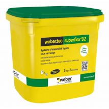 Mortier D'Étanchéité Sous Carrelage Weber.tec Superflex D2 - Sac De 24 Kg - Bricoman