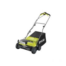 Scarificateur Ryobi 2 X 18v Lithiumplus Fusion Brushless - Diamètre 35 Cm - 55l - 2 Batteries 4.0 Ah - 1 Chargeur Rapide Ry18sfx35a-240 - Bricoman