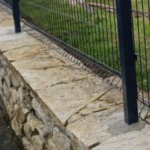 Poteau Carré À Sceller Acier Galvanisé Gris 2,23m - Bricoman