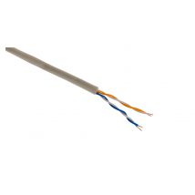 Câble Téléphone - 2 Paires 0,6mm² - Ivoire - 5m - Zenitech - Bricoman