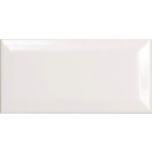 Carrelage Carreaux Métro Paris Blanc Mate 7.5x15 Cm - Bricoman