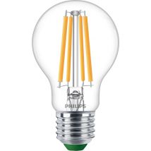 Philips Master Led Ampoule Ultra Efficient E27 Poire Claire 4w 840lm - 830 Blanc Chaud | Équivalent 60w - Bricoman