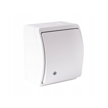 Interrupteur Permutateur Étanche En Saillie Ip44 Blanc Viplast - Tecnomat