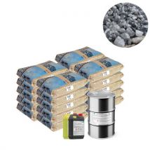 Moquette De Pierre - Kit Complet 33m² - Teinte : Bleu Turquin - Bricoman