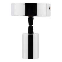 Kit De Suspension Luminaire Métal Avec Cordon Textile Chrome - Elexity - Bricoman