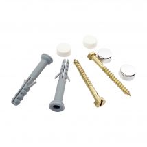 Fixations Pour Cuvette De Wc 8x80mm - Lot De 2 - Bricoman