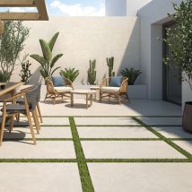 Dalle Extérieur Sur Plots Rio 2.0 Beige R11 60x60 Cm - Réflex Boutique - Bricoman