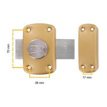 Verrou À Bouton Klose Besser 3 Clés 45 Mm (trous 70x38 Mm) - Bricoman