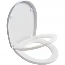 Abattant Wc Pour Wc Sanindusa Easy Slow Close Frein De Chute Blanc (non Universel) - Bricoman