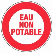 Panneau Eau Non Potable - Rigide Ø80mm - 4020099 - Bricoman