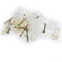 Kit De Fixation Nervurée À Ondes Greca (x10) - Coloris - Standard, Longueur - 4 Cm - Bricoman