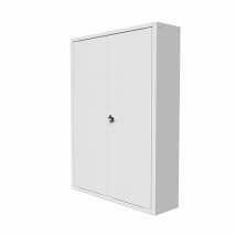 Coffret D'Habillage Atole En Acier Blanc Avec Serrure À Clé Pour Tableaux Électriques Double - H 104 X L 58,5 X P 16 Cm - Réf. Rch2t516gss - Bricoman