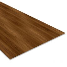 Tôle Plane 2000x1220 Mm Acier 0.75 Mm Imitation Bois | Bois Chêne Foncé - Bricoman