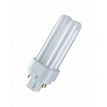 Ampoule Fluocompacte - Osram Dulux D/e - 10 Watts - G24q1 - 4000k - Bricoman