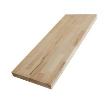 Etagère Épaisse Hêtre Bois Massif L.80 X L.30 Cm, Ep.36 Mm - Bricoman