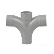 Croix Pied De Biche Pvc 87°30 Mf - Bricoman