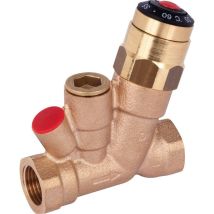 Vanne Thermostatique Mctv Danfoss - Femelle / Femelle - Dn20 - Bricoman