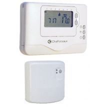 Thermostat D'Ambiance Sans Fil Contact Sec Programmable Easy Control R Chaffoteaux Compatible Toutes Chaudières - Bricoman
