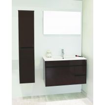 Ondee Zen - Colonne De Salle De Bain Nina - Colonne 30cm - Laqué Marron - Bricoman