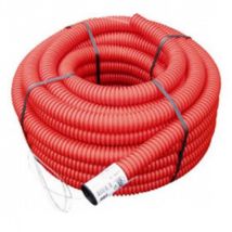 Couronne Gaine Tpc Rouge (diamètre 40 Mm) - Diamètre: 40 Mm - Longueur: 50 M - Bricoman