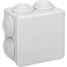 Boîte De Dérivation Ip55 60x60x40mm - Blanc - Zenitech - Bricoman