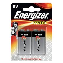 Batteries Energizer Max 6lr61 / 6lf22 (2 Pcs) - Bricoman