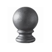 Boule Avec Support - Hauteur 100mm Largeur 70mm Base Ø55mm - Fer Forgé - À Souder - Tecnomat