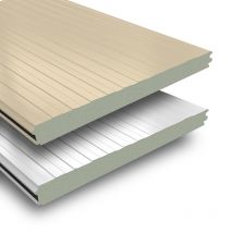 Panneau Sandwich De Bardage Isolé 2100x1150 Mm Sandeo Wall - Bricoman