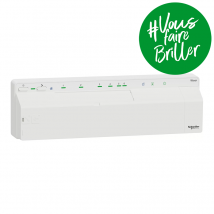Actionneur Pour Plancher Chauffant Hydraulique Wiser Schneider Electric - 6 Zones - 230v - Bricoman