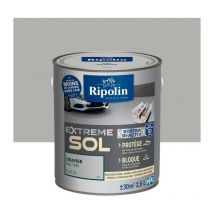 Peinture Sol Ripolin Extreme Sol 2,5 L Gravier Ral 7035 Satin - Bricoman