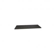 Margelle De Piscine Black Basalt Flammé 120.6x40x3 Cm Bord Demi-rond - Bricoman