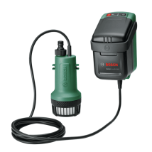 Pompe À Eau 18v (1x2.5ah) Gardenpump 18v-2000 - Bosch 06008c4202 - Bricoman