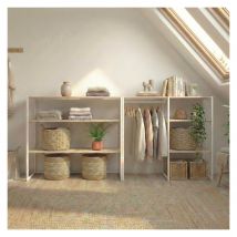 Lot De 2 Portants Vêtements Sous Combles Kadra Modulables 200x85cm - Bricoman