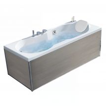 Tablier Acrylique Biocryl Bois Clair Longueur 2,00m Pour Baignoire Kinedo - Bricoman