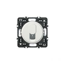 Prise Rj45 Téléphone Complet Céliane - Blanc - Bricoman