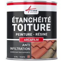 Étanchéité Toiture, Résine D'Étanchéité Colorée : Arcafilm Tuile - 0.75 L - Arcane Industries - Bricoman