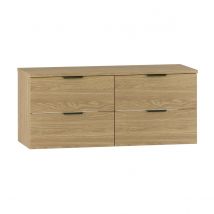 Meuble Sous-vasque 120cm Plan De Toilette Astrid Bois - Bricoman