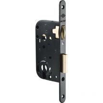 Serrure À Larder Monopoint Multibat À Rouleau Noir A50mm Bord Rond Vachette 290000 02 0x - Bricoman