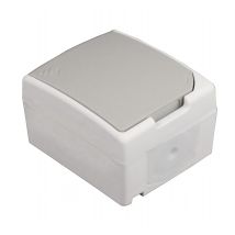 Prise D'Extérieur Étanche À Monter En Saillie - Gris - Zenitech - Bricoman