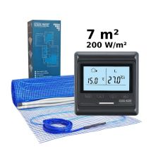 Kit Chauffage Au Sol 7 M², 200 W/m² + Hw800 Thermostat Programmable - Bricoman