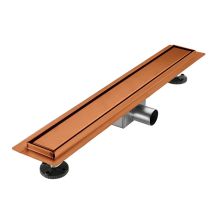 Caniveau De Douche En Inox Or Rose Brossé - 120 Cm - Bricoman
