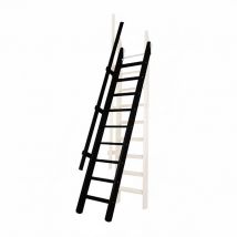 Echelle De Meunier Rabattable : 55cm De Large - Hauteur À Franchir 3m - Couleur : Noir (ral 9017) - Msp/cc - Bricoman