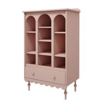 Bibliothèque 1 Tiroir Babushka Rose - Bricoman