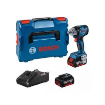 Boulonneuse À Choc 18v Gds 18v 330 Hc + 2 Batteries Gba 5ah + Chargeur En Coffret L Boxx Bosch 06019l5003 - Bricoman