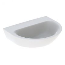 Geberit Renova Lave-mains, Sans Trou Pour Robinet, Sans Trop-plein, Largeur : 50cm, 500.577.01.8, Farbe: Blanc - Bricoman