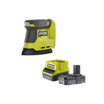 Pack Ryobi Ponceuse Triangulaire 18v One+ Rps18-0 - Batterie 2.0ah - 1 Chargeur - Bricoman