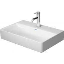Duravit Durasquare Lavabo Pour Meuble Compact, 60x40cm, Sans Percement Pour La Robinetterie, Sans Trop-plein, Dessous Émaillé Et Poncé, 2356600079, - 
